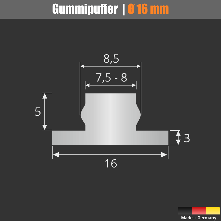 Gummipuffer | Auflagegummi