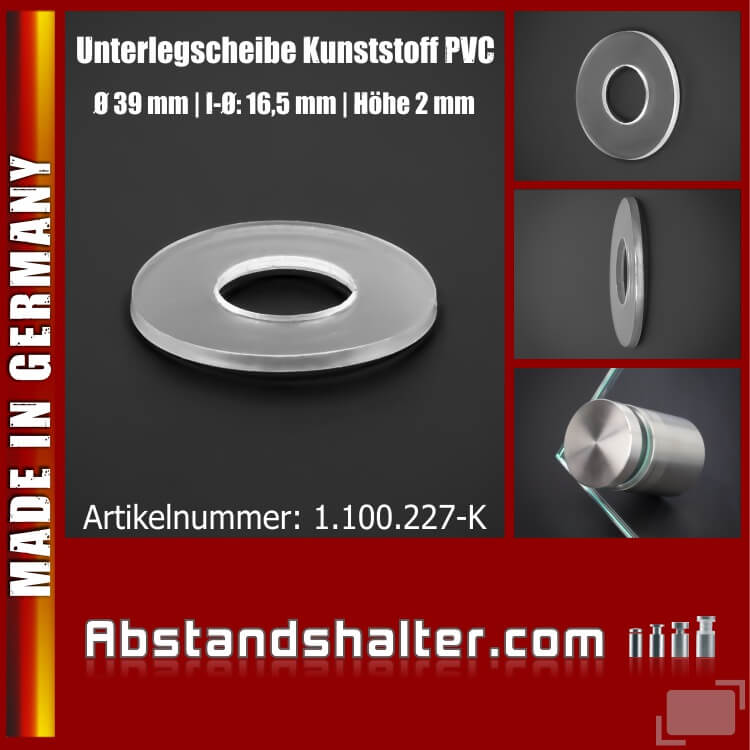 Unterlegscheiben Kunststoff Ø 15,8 mm, The Solution Shop