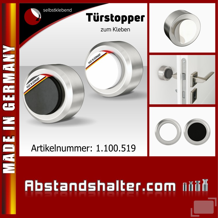 10 Abstandspuffer - Ø 20 mm Höhe 8mm Abstandshalter in Weiß aus Schaumstoff  - selbstklebend von Hang-it | hang-it Webshop