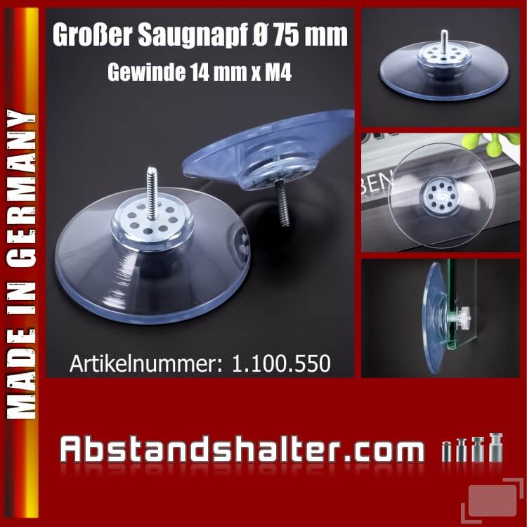 10–30 x 45 mm Auto Sonnenschutz Saugnapf aus PVC durchsichtiger Gummi  Kunststof.