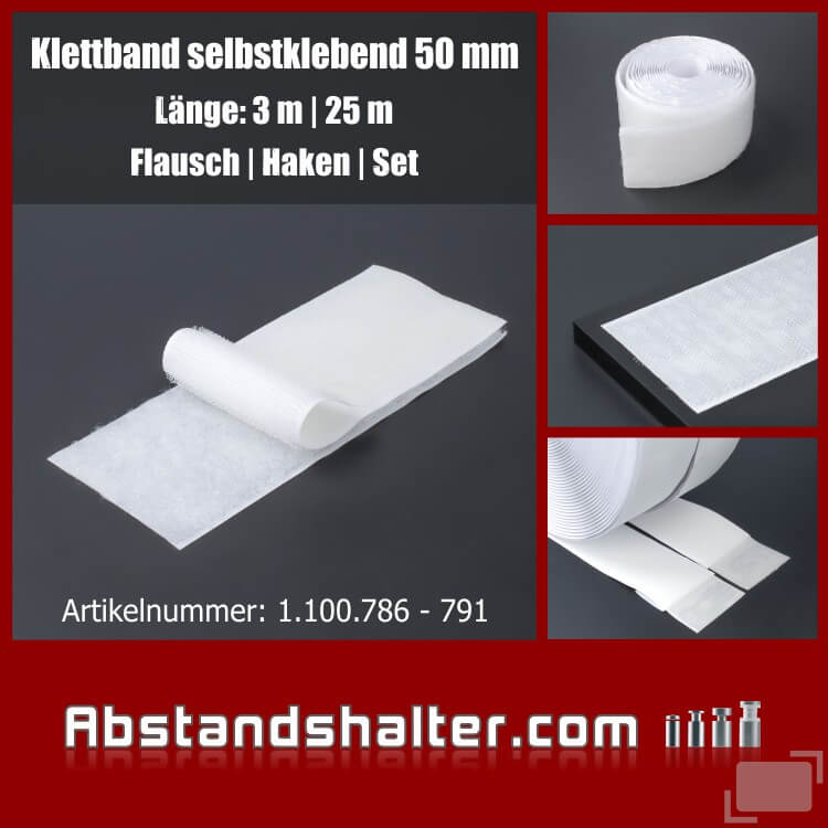 Selbstklebendes Klettband für flexible und langlebige