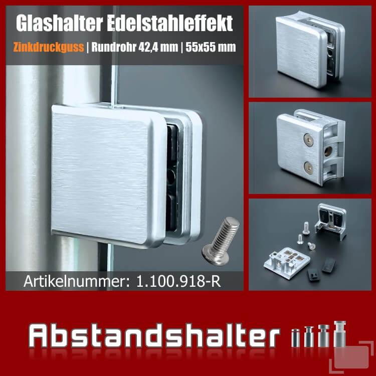 Universaler Glashalter aus Kunststoff