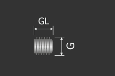 Madenschraube M4 x 3 mm | Sechskantschraube Madenschraube M4 x 3 mm | Sechskantschraube