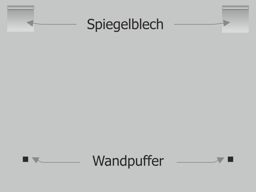 Abstandshalter selbstklebend klar, PU 20 x 20 x 7,5 mm, Zubehör