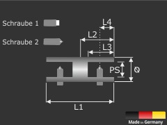 Plattenverbinder Schilder Glasverbinder Glasklemme Edelstahl Ø18 mm PS: 1-10 mm Plattenverbinder Schilder Glasverbinder Glasklemme Edelstahl Ø18 mm PS: 1-10 mm