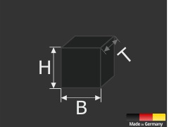 Spiegelaufhängung-Set 200 x 100 mm jetzt online kaufen