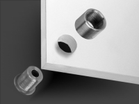 Schilderhalterung Edelstahl V2A Ø 20 mm WA: 20 mm Schilderhalterung Edelstahl V2A Ø 20 mm WA: 20 mm