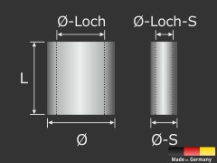 Klemmkautsche Seilklemme Alu-Presshülse Pressklemme Seil-Ø 1,5 - 2 mm Klemmkautsche Seilklemme Alu-Presshülse Pressklemme Seil-Ø 1,5 - 2 mm