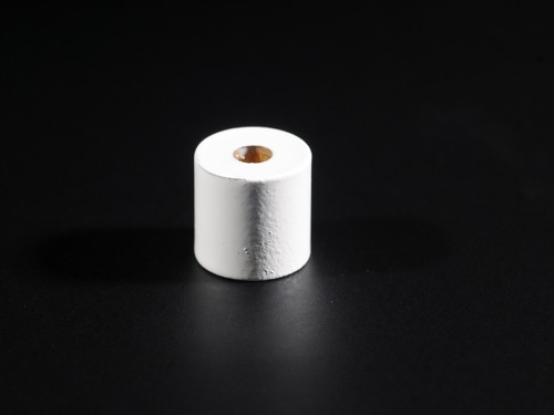 Distanzhülse | Distanzscheibe Messing lackiert Ø 10mm WA: 10mm | Weiß