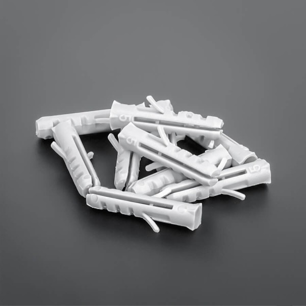 200 x Dübel S 5 Nylon Ø 5x25 mm für Beton und Mauerwerk