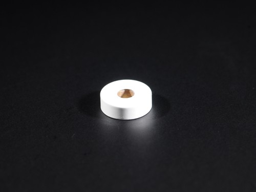 Distanzhülse | Distanzscheibe Messing lackiert Ø 10 mm WA: 3 mm | Weiß