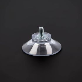 Saugnapf Ø 30 mm mit M4x6 mm Gewinde auf schwarzen Untergrund