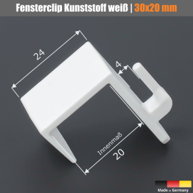 Fensterhaken Türhaken Dekohaken Zeichnung mit Maße auf dunklem Untergrund